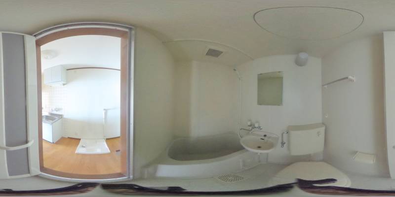 パノラマ画像バスルーム