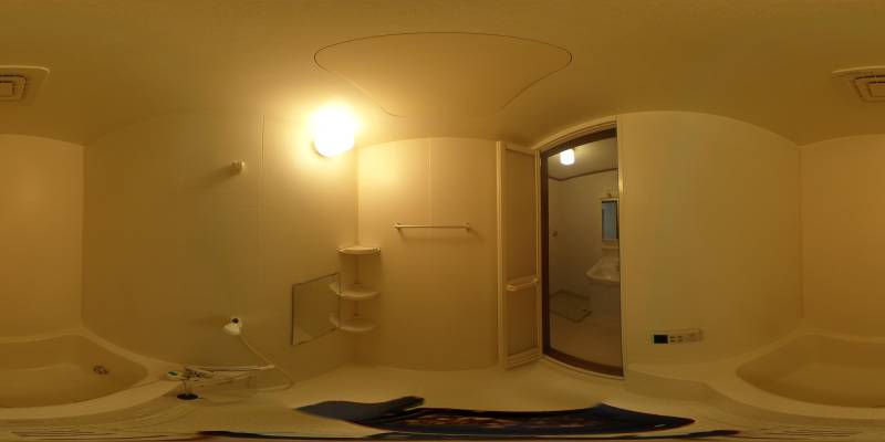 パノラマ画像バスルーム