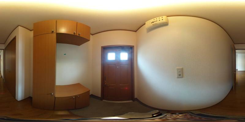 パノラマ画像玄関