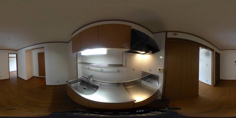 パノラマ画像キッチン