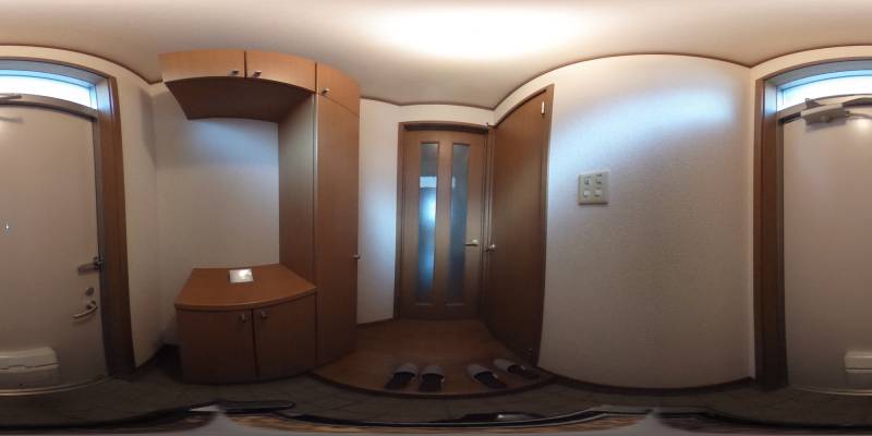 パノラマ画像玄関