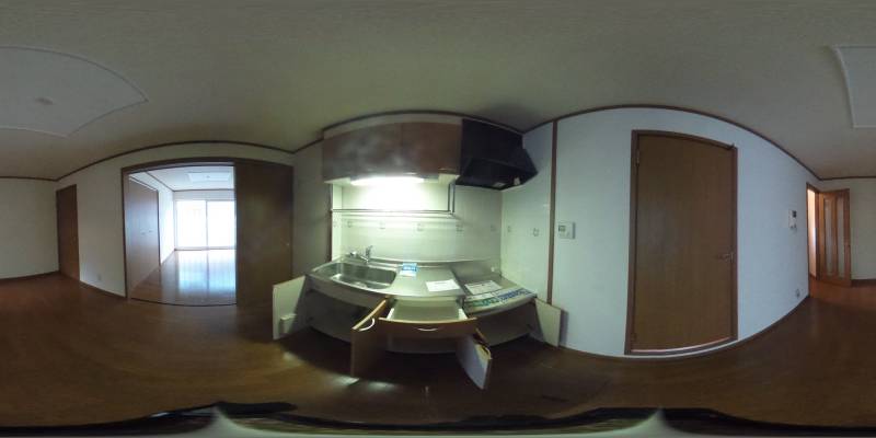 パノラマ画像キッチン