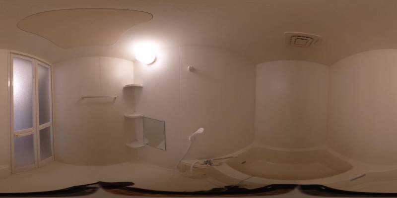 パノラマ画像バスルーム