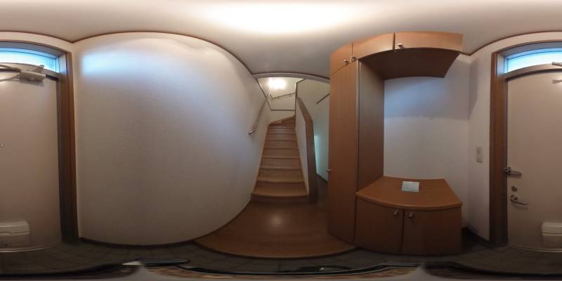 パノラマ画像玄関