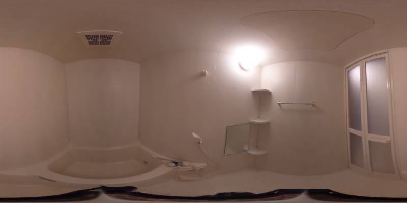 パノラマ画像バスルーム