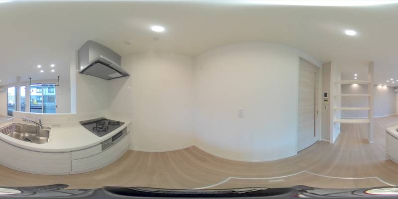 パノラマ画像キッチン