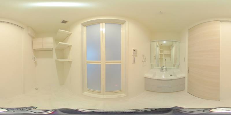 パノラマ画像洗面所