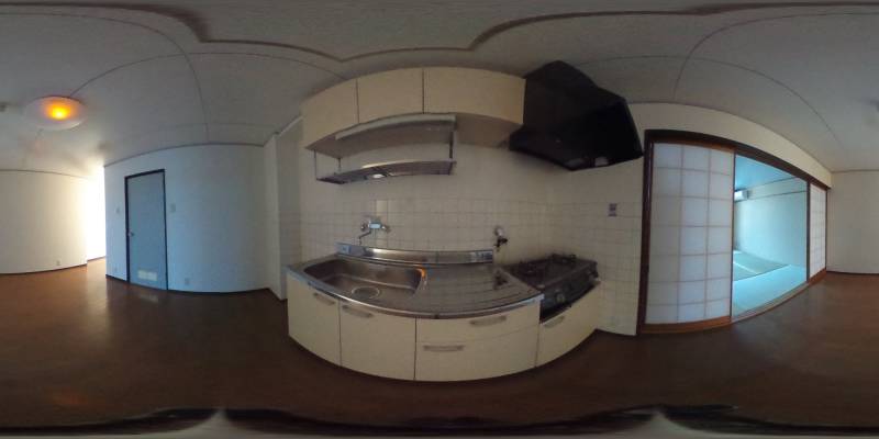 パノラマ画像キッチン