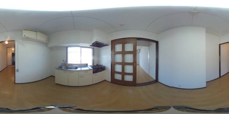 パノラマ画像キッチン