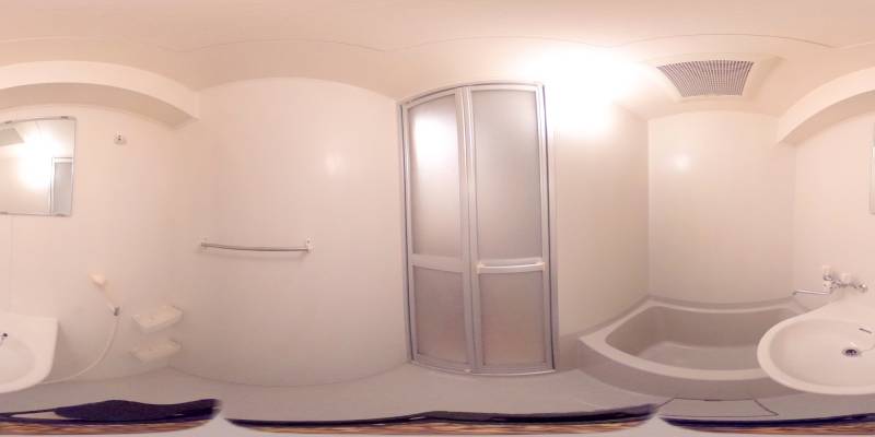 パノラマ画像バスルーム