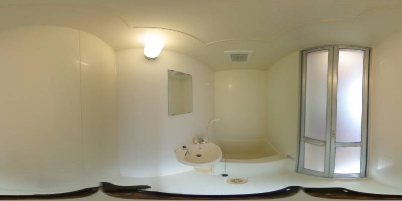 パノラマ画像バスルーム