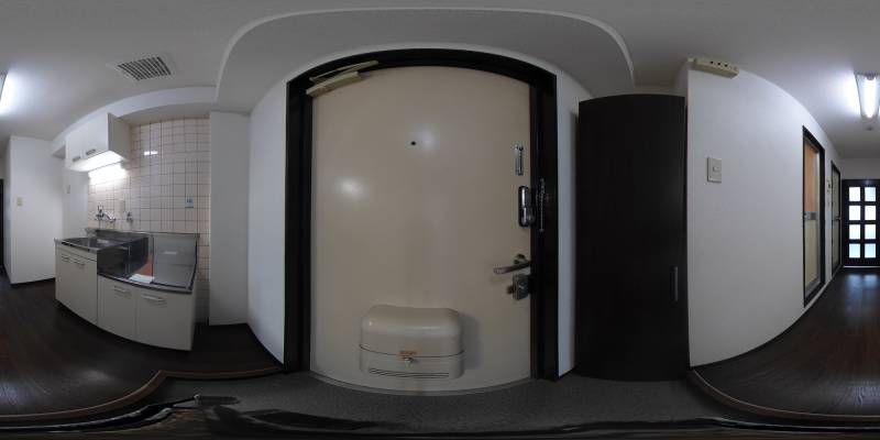 パノラマ画像玄関