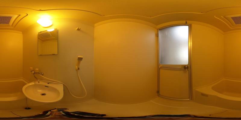 パノラマ画像バスルーム