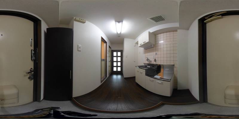 パノラマ画像玄関