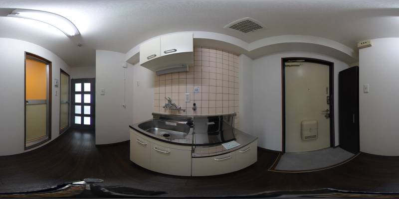 パノラマ画像キッチン