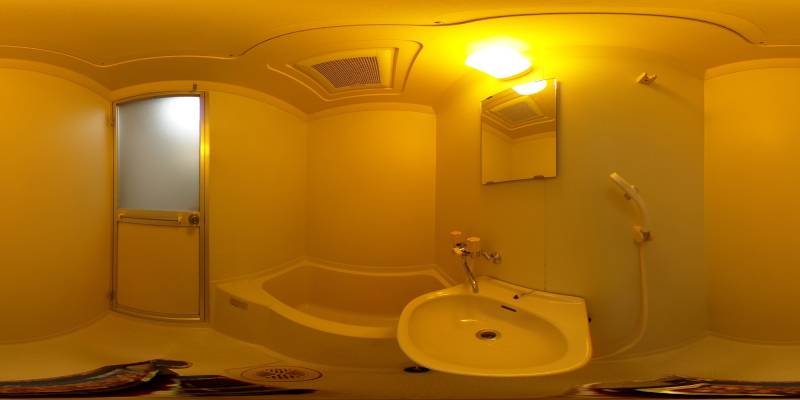 パノラマ画像バスルーム