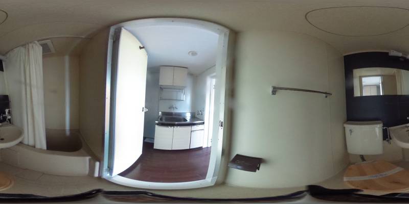 パノラマ画像バスルーム