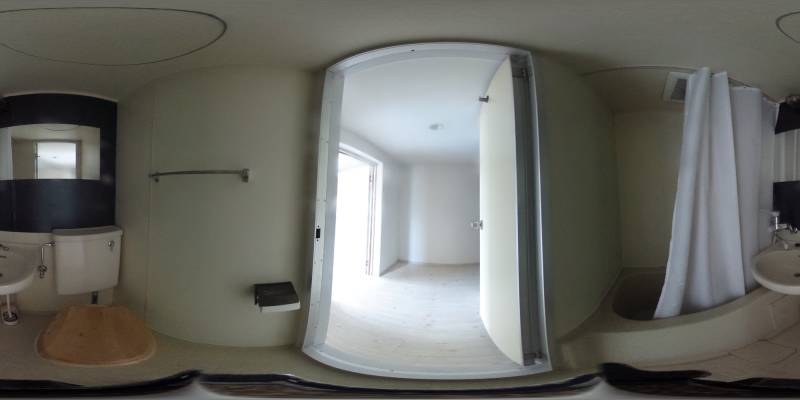 パノラマ画像バスルーム