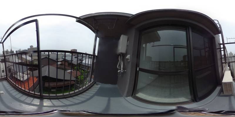 パノラマ画像バルコニー