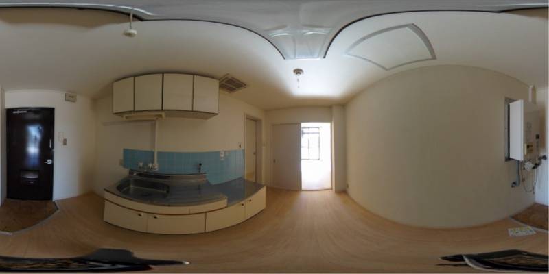 パノラマ画像キッチン