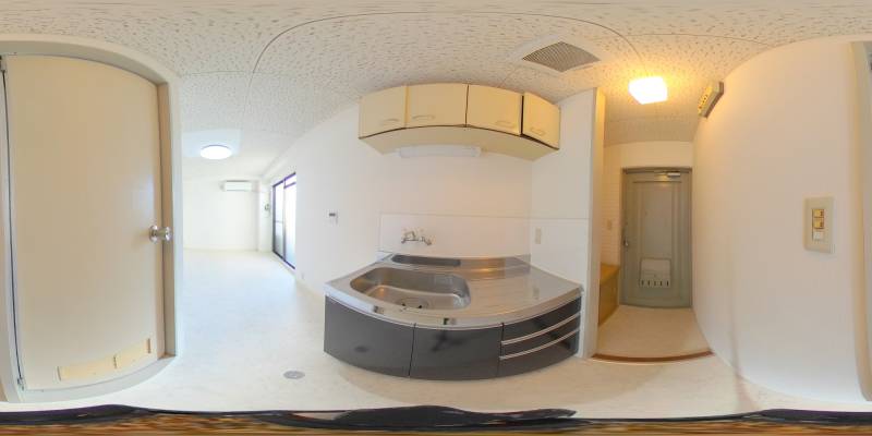 パノラマ画像キッチン