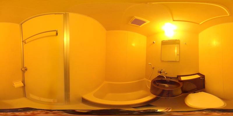 パノラマ画像バスルーム