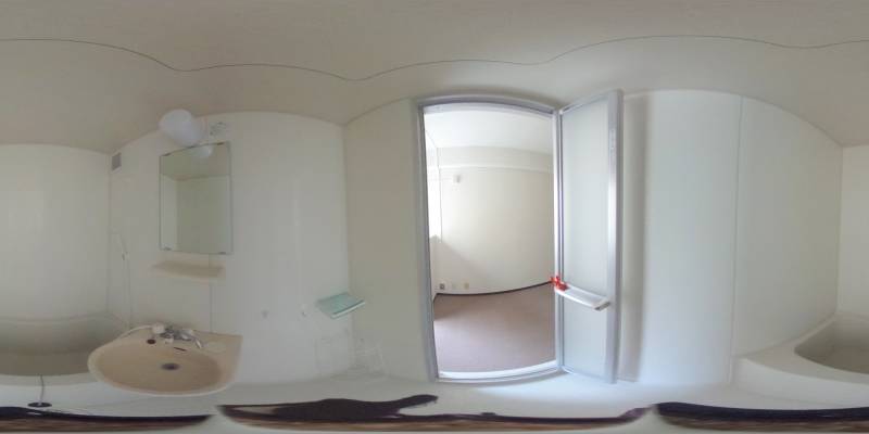 パノラマ画像バスルーム