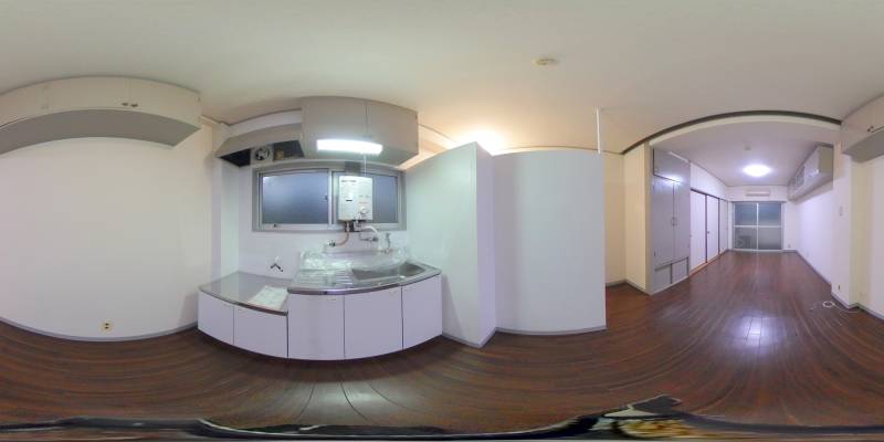 パノラマ画像キッチン