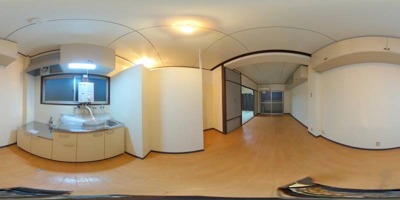 パノラマ画像キッチン