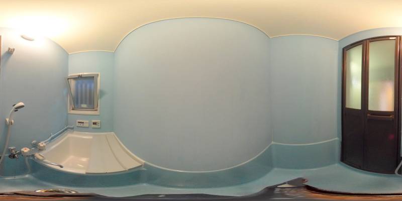 パノラマ画像バスルーム