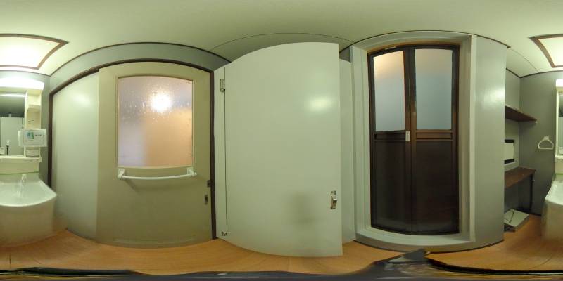 パノラマ画像洗面所