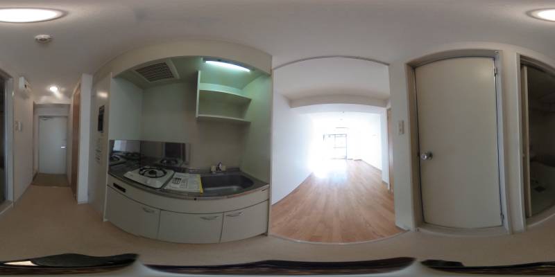 パノラマ画像キッチン