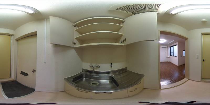 パノラマ画像キッチン
