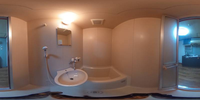 パノラマ画像バスルーム