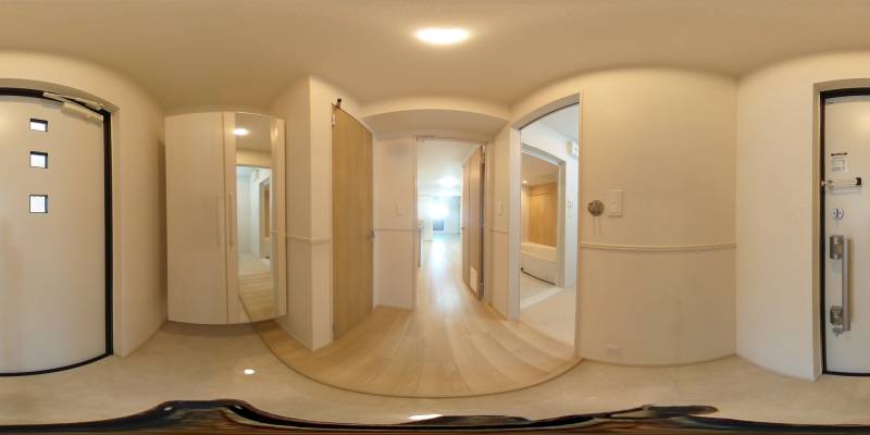 パノラマ画像玄関