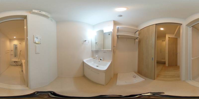 パノラマ画像洗面所