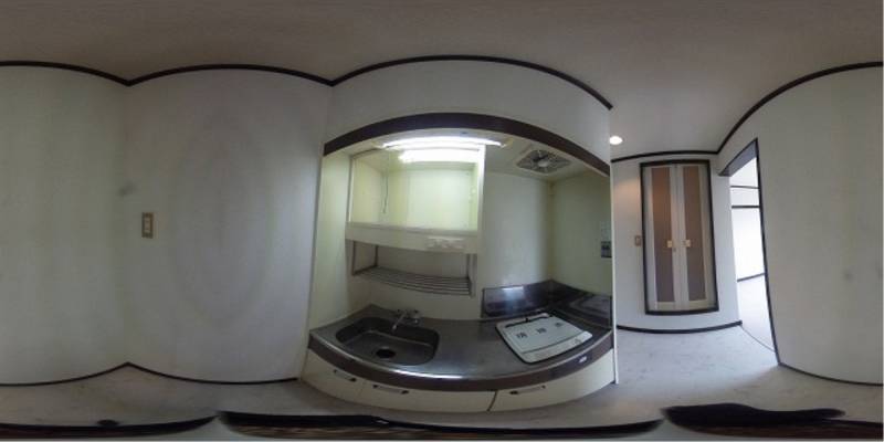 パノラマ画像キッチン