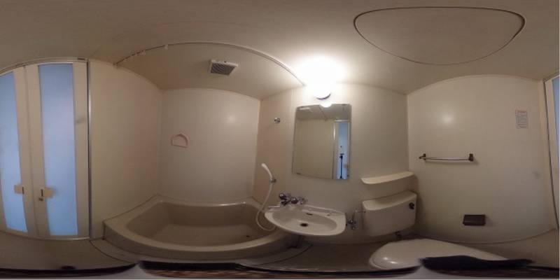 パノラマ画像バスルーム