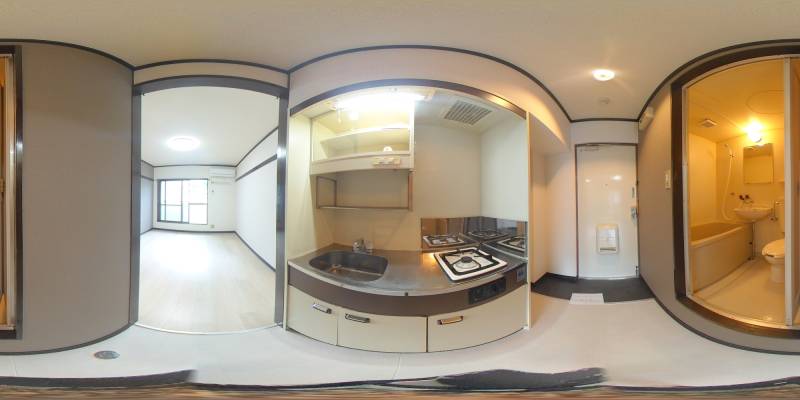 パノラマ画像キッチン