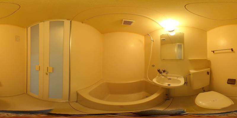 パノラマ画像バスルーム