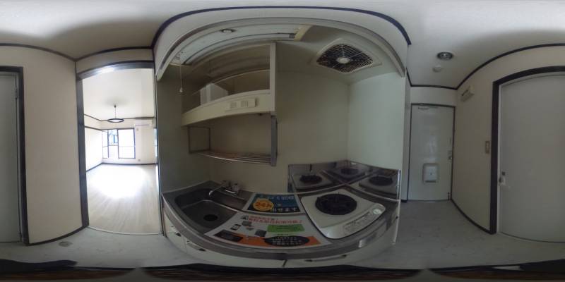 パノラマ画像キッチン