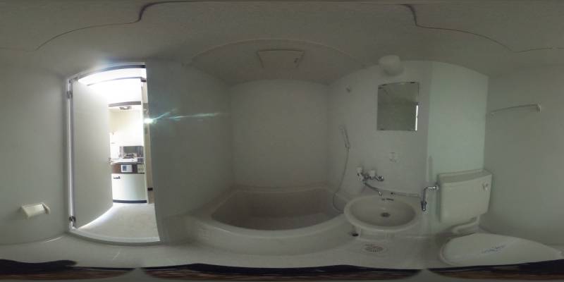パノラマ画像バスルーム