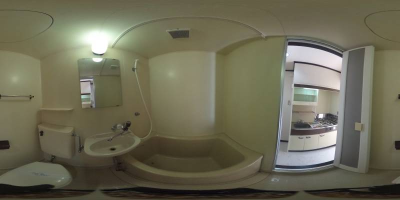 パノラマ画像バスルーム
