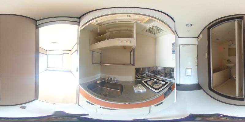 パノラマ画像キッチン