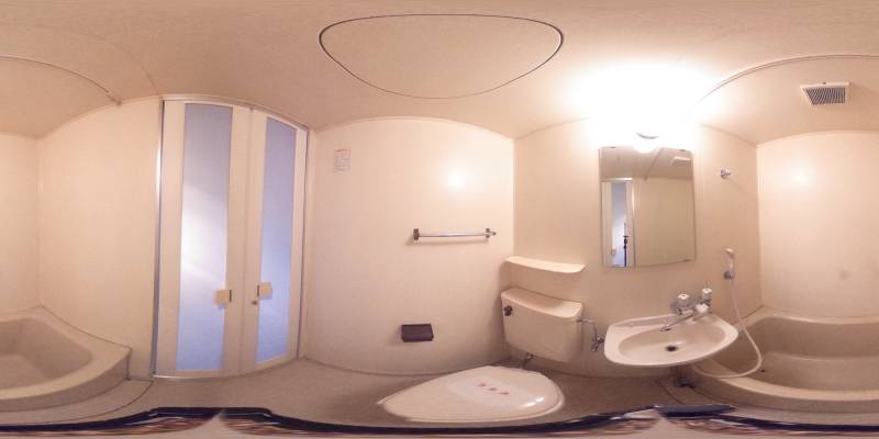 パノラマ画像バスルーム