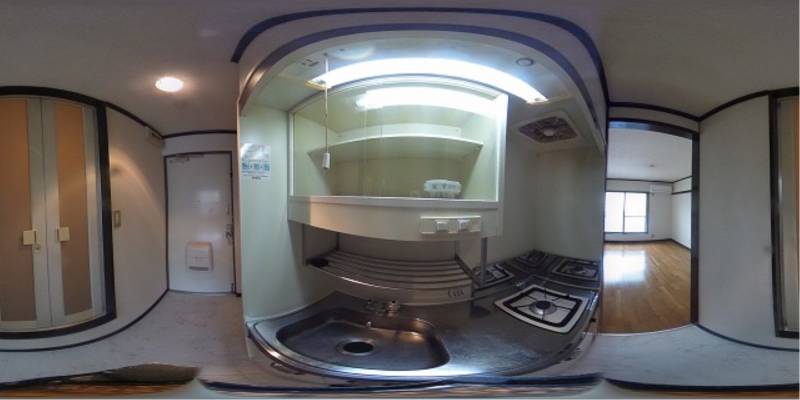 パノラマ画像キッチン