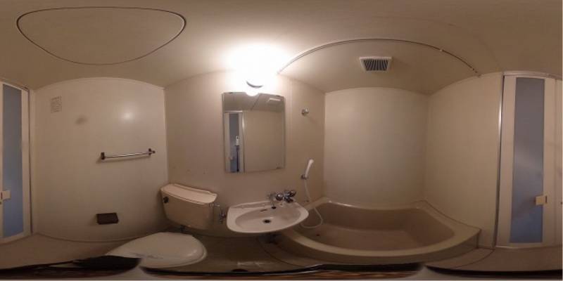 パノラマ画像バスルーム