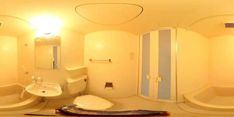 パノラマ画像バスルーム