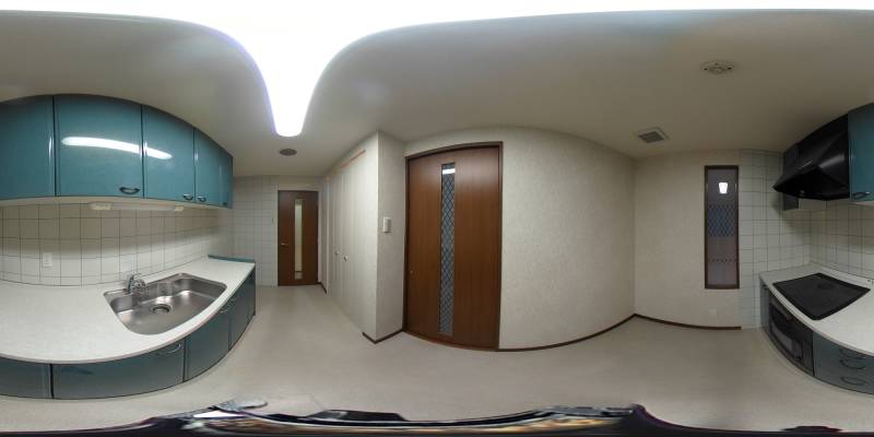 パノラマ画像キッチン