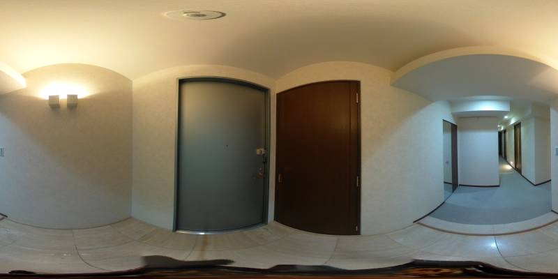 パノラマ画像玄関